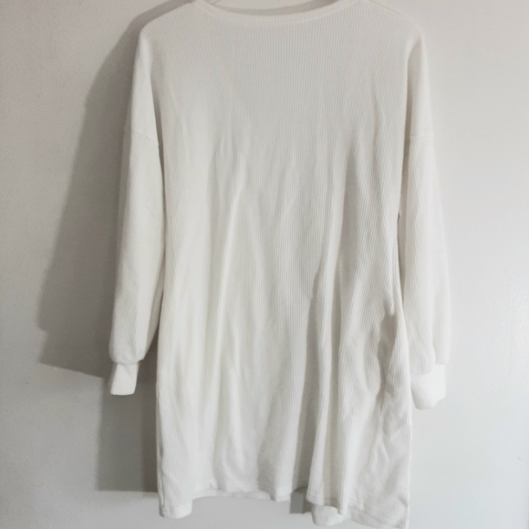 Waffle Design Cardigan Sz L - Picture 2 of 2